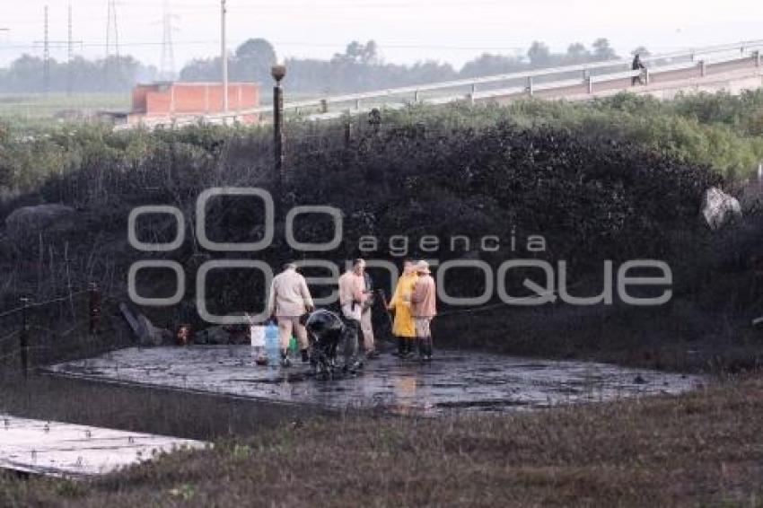 FUGA DE COMBUSTIBLE . CUAUTLANCINGO