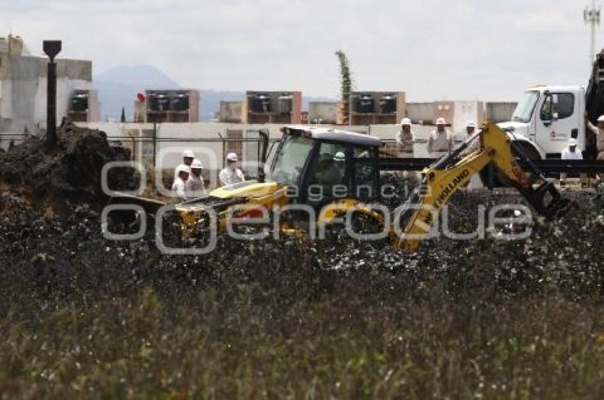 FUGA DE COMBUSTIBLE . CUAUTLANCINGO