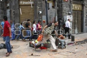 ENFRENTAMIENTO AMBULANTES CENTRO