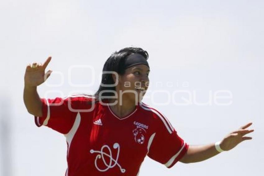 FÚTBOL . LEONAS MORELOS VS REAL CELESTE