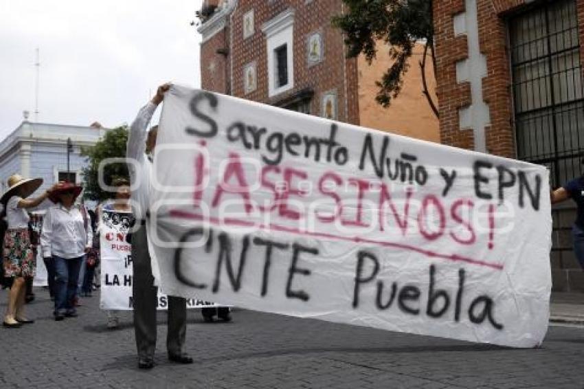 MANIFESTACIÓN MAESTROS CNTE