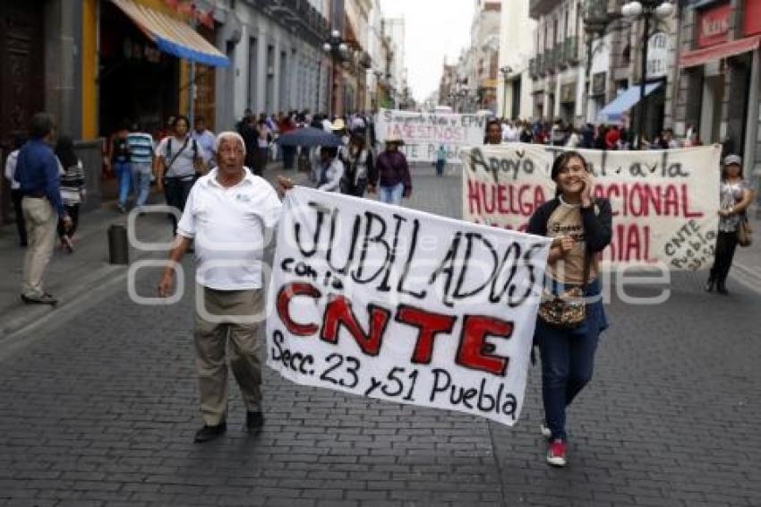 MANIFESTACIÓN MAESTROS CNTE