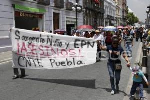 MANIFESTACIÓN MAESTROS CNTE