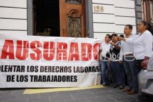 MANIFESTACIÓN DE EX EMPLEADOS