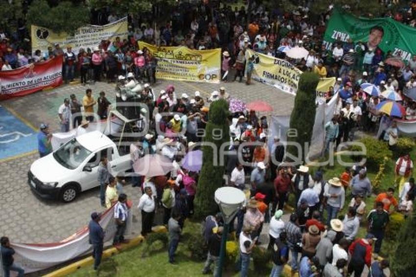 MANIFESTACIÓN DE COMERCIANTES