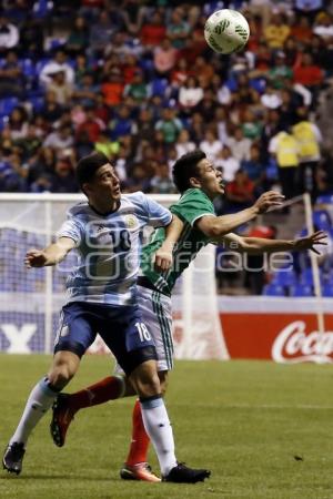 FÚTBOL . MÉXICO VS ARGENTINA