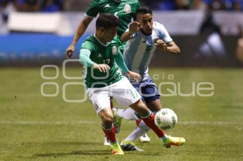 FÚTBOL . MÉXICO VS ARGENTINA