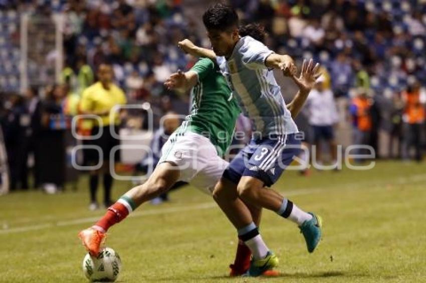 FÚTBOL . MÉXICO VS ARGENTINA