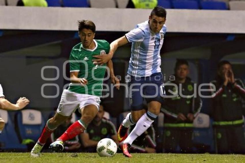 FÚTBOL . MÉXICO VS ARGENTINA