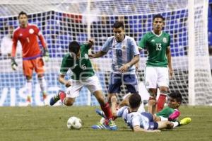 FÚTBOL . MÉXICO VS ARGENTINA