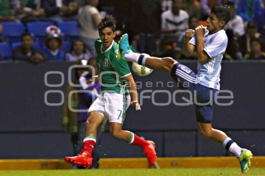 FÚTBOL . MÉXICO VS ARGENTINA