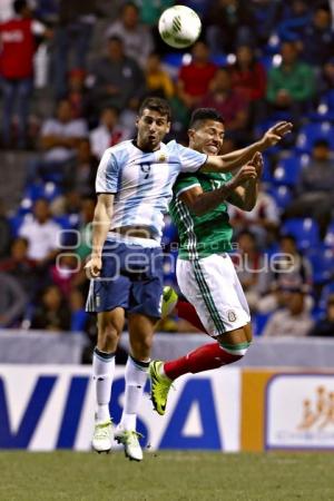 FÚTBOL . MÉXICO VS ARGENTINA