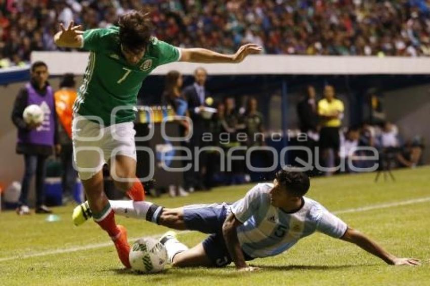 FÚTBOL . MÉXICO VS ARGENTINA