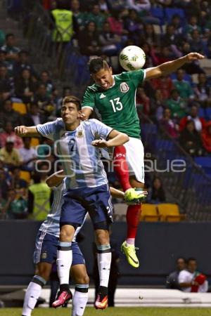 FÚTBOL . MÉXICO VS ARGENTINA