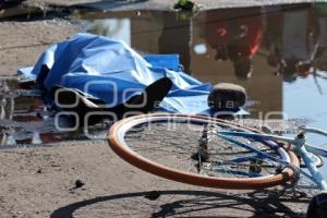 MUERTO POR BACHE SAN PEDRO CHOLULA