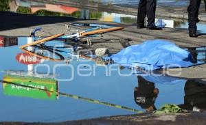 MUERTO POR BACHE SAN PEDRO CHOLULA