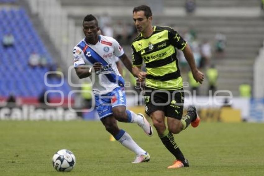 FÚTBOL . CLUB PUEBLA VS SANTOS