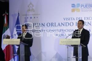 PRESIDENTE DE HONDURAS EN PUEBLA