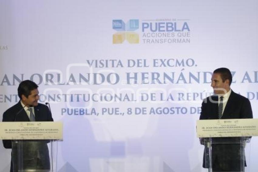 PRESIDENTE DE HONDURAS EN PUEBLA