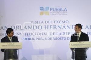 PRESIDENTE DE HONDURAS EN PUEBLA