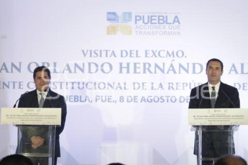 PRESIDENTE DE HONDURAS EN PUEBLA