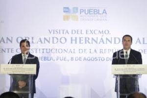 PRESIDENTE DE HONDURAS EN PUEBLA