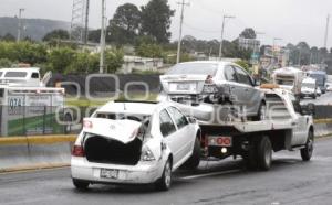 CARAMBOLA AUTOPISTA MÉXICO-PUEBLA