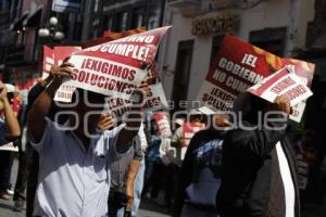 ANTORCHA CAMPESINA . MANIFESTACIÓN