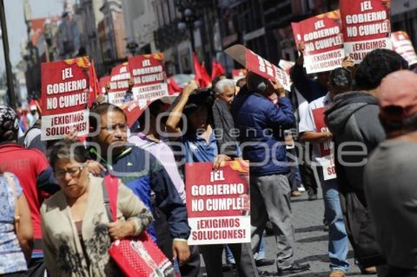 ANTORCHA CAMPESINA . MANIFESTACIÓN