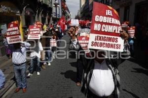 ANTORCHA CAMPESINA . MANIFESTACIÓN