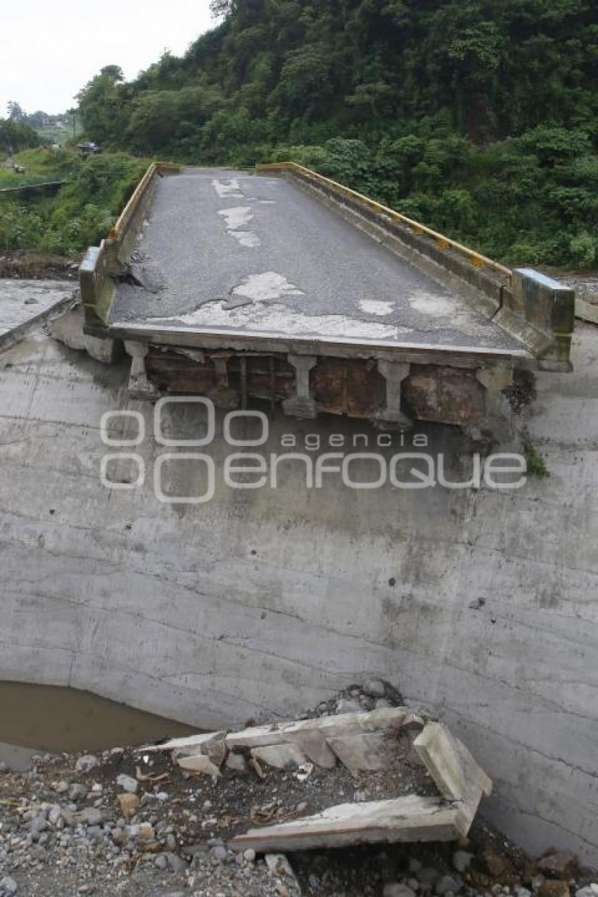 AFECTACIONES POR EARL . PUENTE DE PATLA