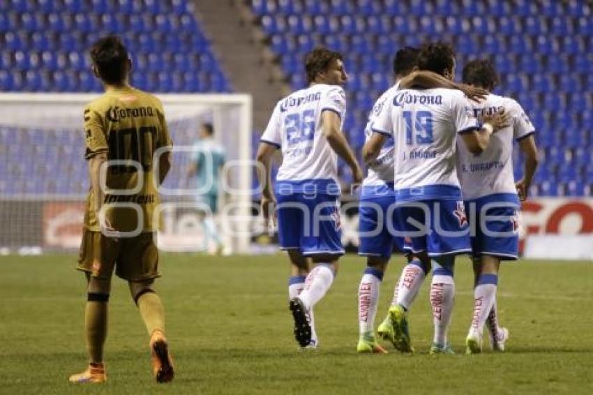 FÚTBOL . CLUB PUEBLA VS DORADOS