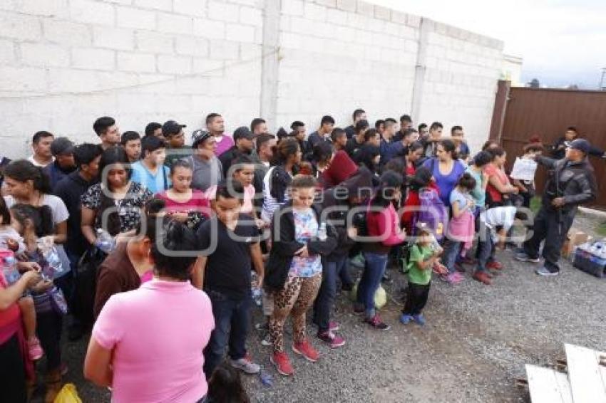 MIGRANTES RESCATADOS . AMOZOC