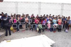 MIGRANTES RESCATADOS . AMOZOC