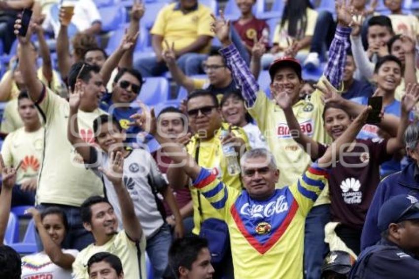 FÚTBOL . CLUB PUEBLA VS AMÉRICA