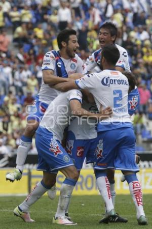 FÚTBOL . CLUB PUEBLA VS AMÉRICA