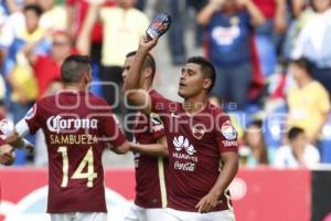 FÚTBOL . CLUB PUEBLA VS AMÉRICA