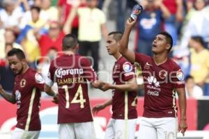 FÚTBOL . CLUB PUEBLA VS AMÉRICA