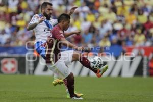 FÚTBOL . CLUB PUEBLA VS AMÉRICA