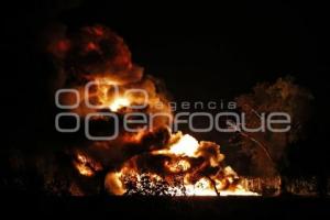 INCENDIO . TOMA CLANDESTINA