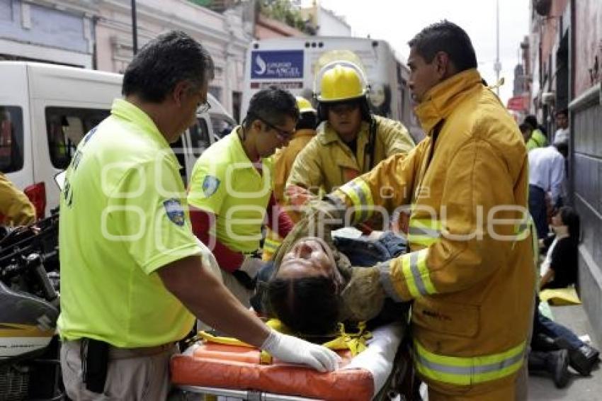 CHOQUE TRANSPORTE PÚBLICO