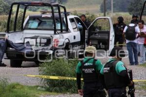 ENFRENTAMIENTO POLICÍAS Y HUACHICOLEROS