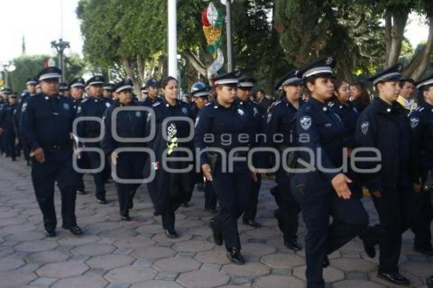 CEREMONIA IGNACIO ZARAGOZA . CHOLULA