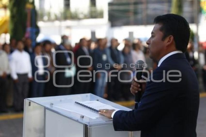 CEREMONIA IGNACIO ZARAGOZA . CHOLULA