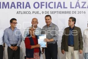 REHABILITACIÓN PRIMARIA LÁZARO CÁRDENAS . ATLIXCO