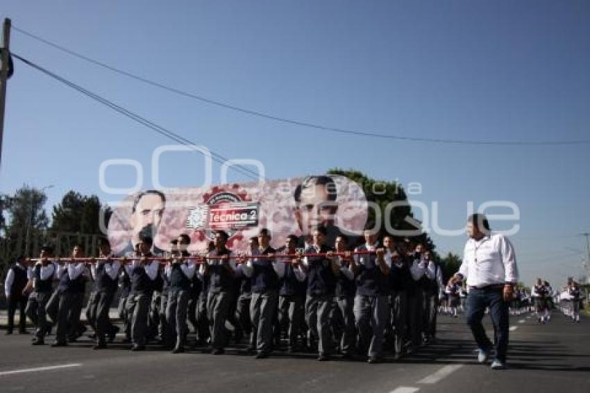 DESFILE 16 DE SEPTIEMBRE . ENSAYO