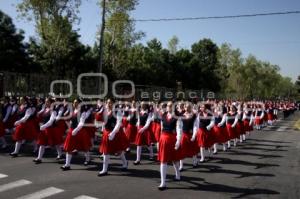 DESFILE 16 DE SEPTIEMBRE . ENSAYO