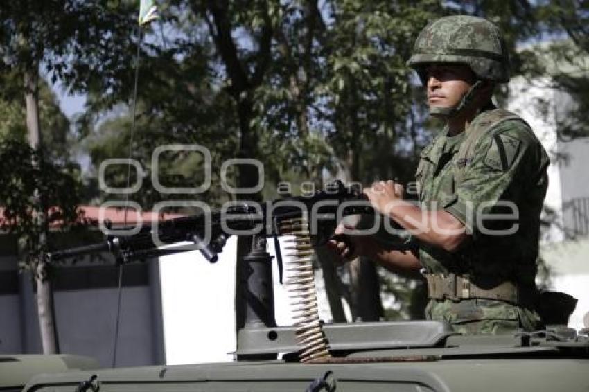 ENSAYO DESFILE 25 ZONA MILITAR