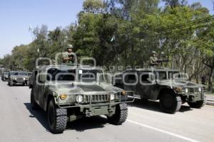 ENSAYO DESFILE 25 ZONA MILITAR