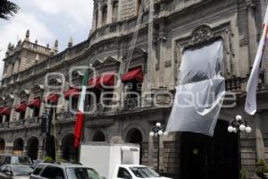 PREPARATIVOS GRITO DE INDEPENDENCIA . ZÓCALO